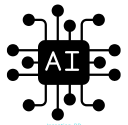 Artificial intelligence (AI) icon